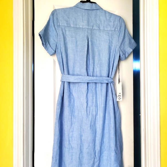 Q&A Midi Shirt Dress/ Cover Up - Picture 3 of 5